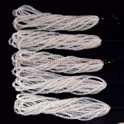 Natural Siloni Moonstone Beads – 16'' Strand, Faceted Rondelle., 13x6 mm Approx., 54.4 Ct Approx. – Sri Lankan Gemstone with Flash"