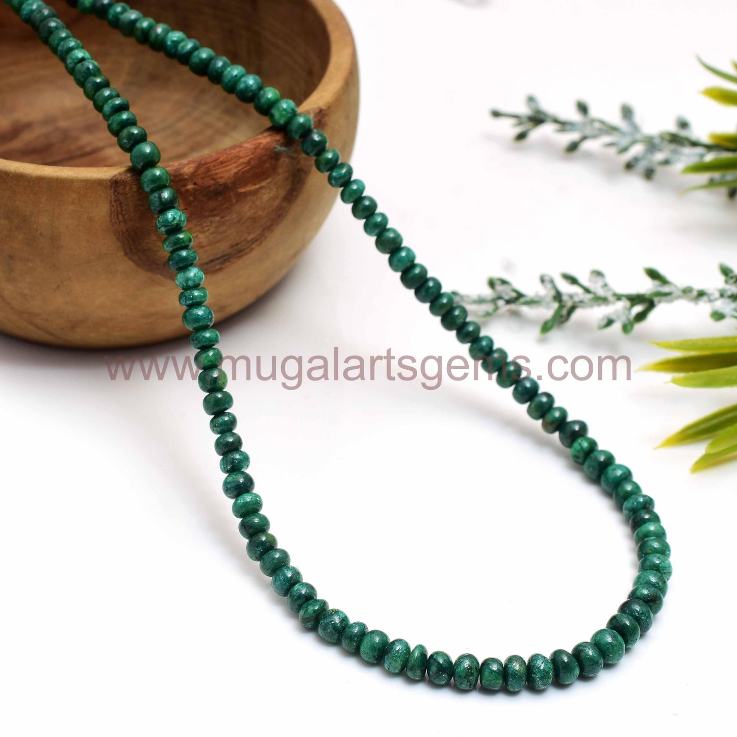 Beautiful natural green sapphire beads, smooth and round, measuring 2.5x4.5 mm Approx. This 16-inch strand weighs 65.87 carats Approx. ideal for delicate and elegant jewelry pieces.