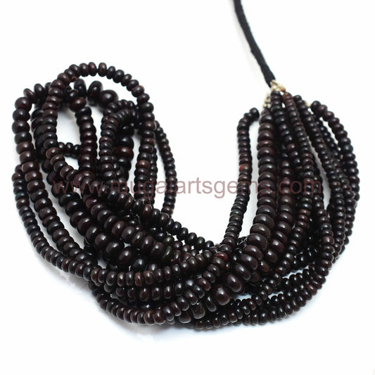 69.66x9 mm Approx. Black Opal Smooth Round Beads – 16-Inch Strand for Jewelry Making