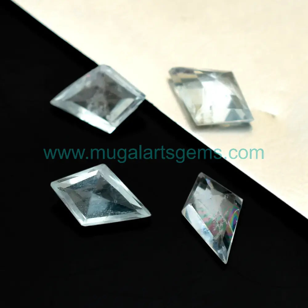 Natural Aqua gemstone from Mozambique with authentic color for jewelry making - COD available
