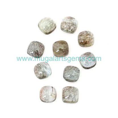 Natural Aquamarine gemstone from Brazil - Cushion 6mm for fine jewelry
