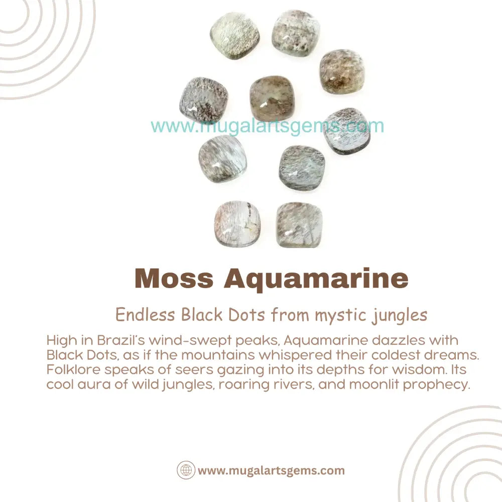 Aquamarine gemstone from Brazil - Cushion 6mm for fine jewelry
